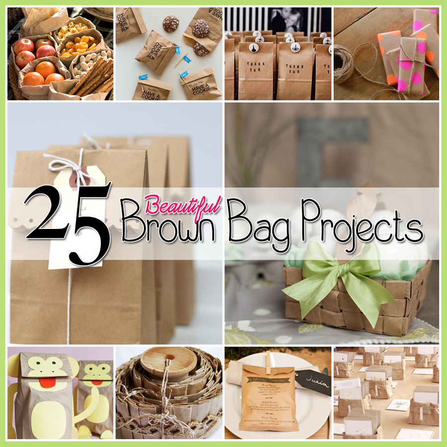 brown papger bag diys