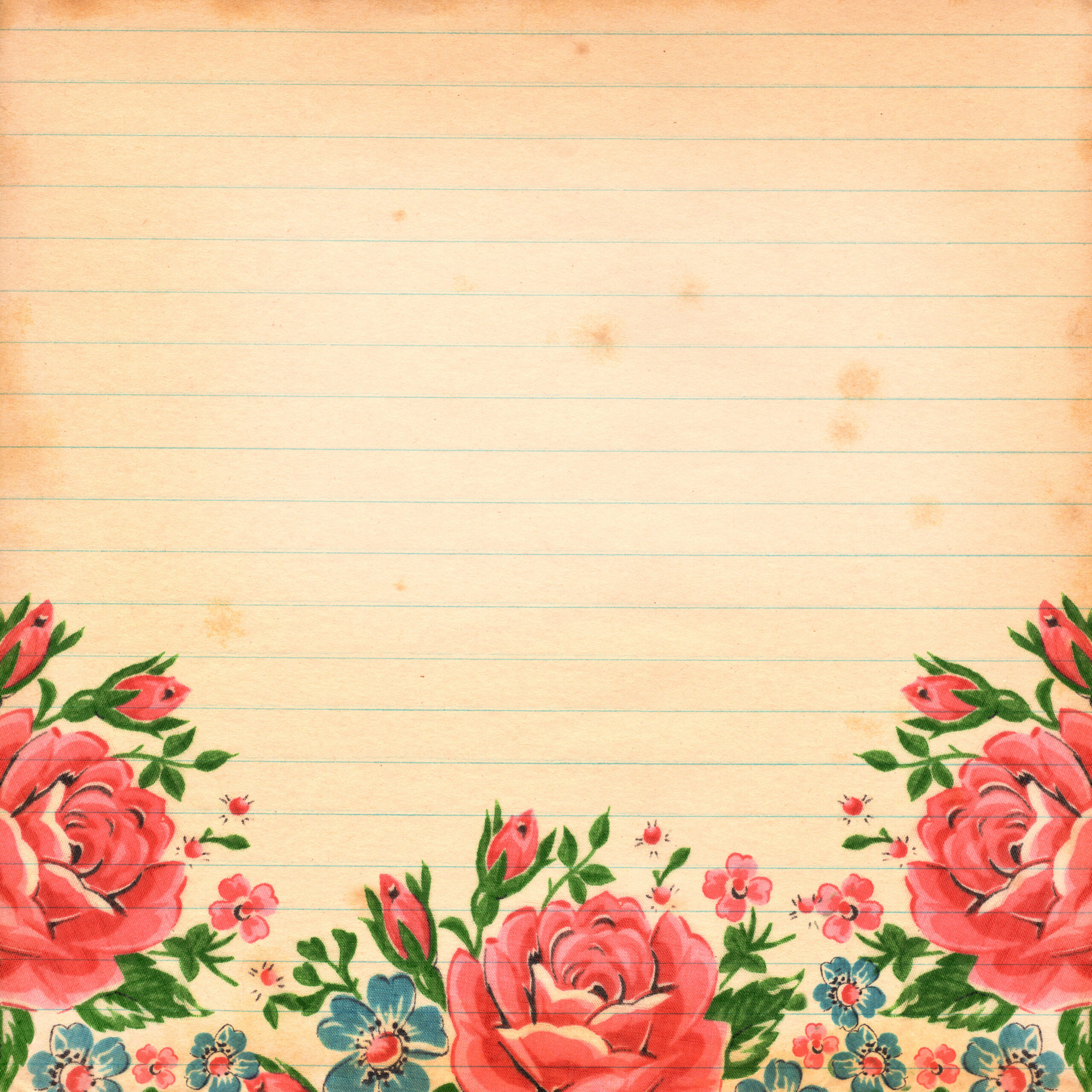 free-digital-vintage-flower-scrapbooking-paper-ausdruckbares