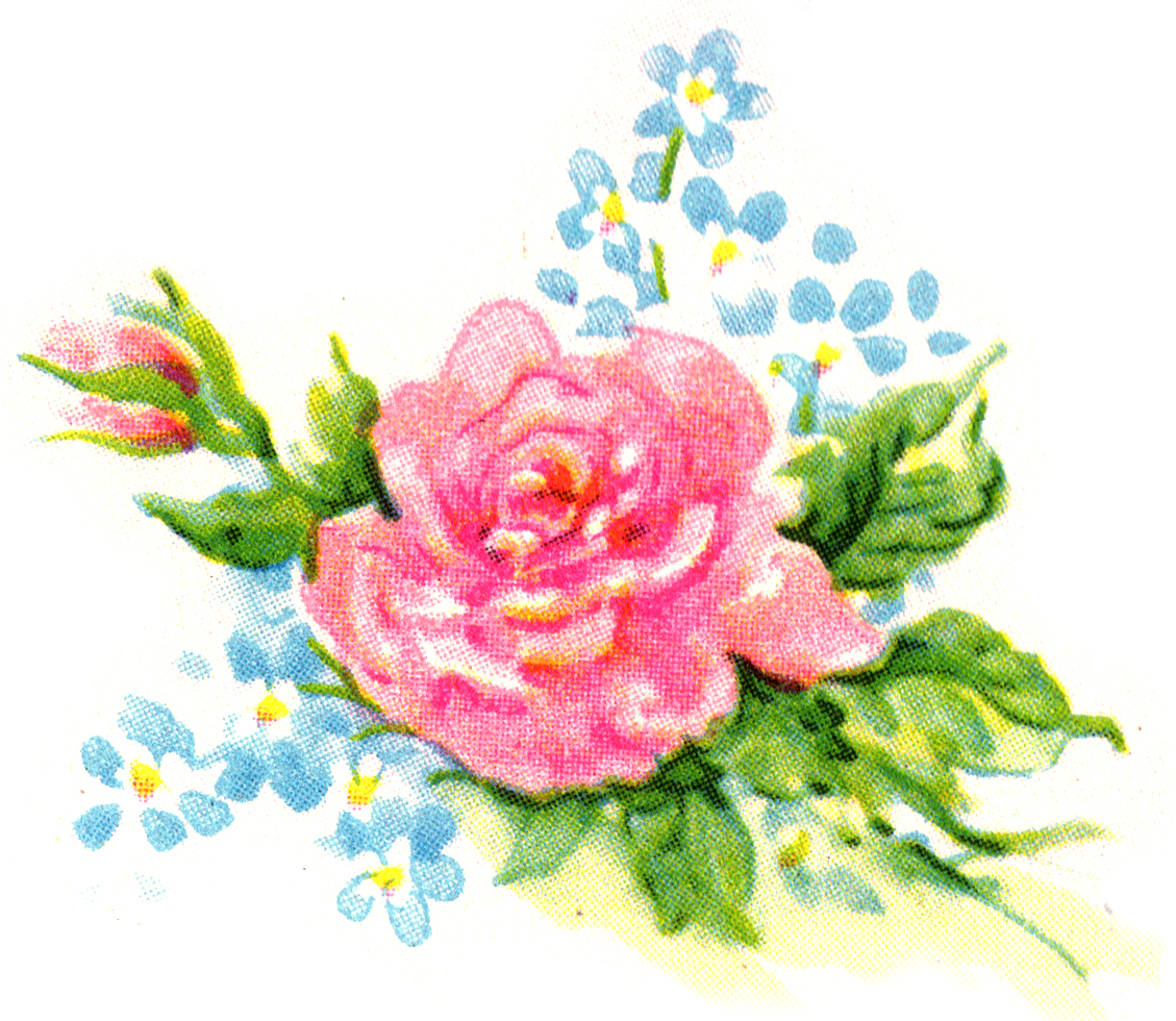 free clipart flowers vintage - photo #20