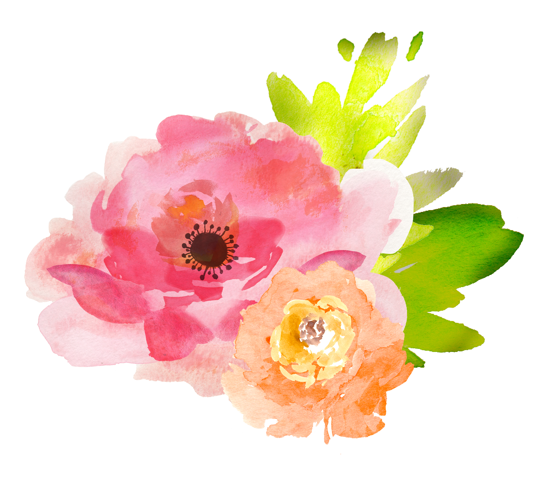 watercolor flower clipart free - photo #34