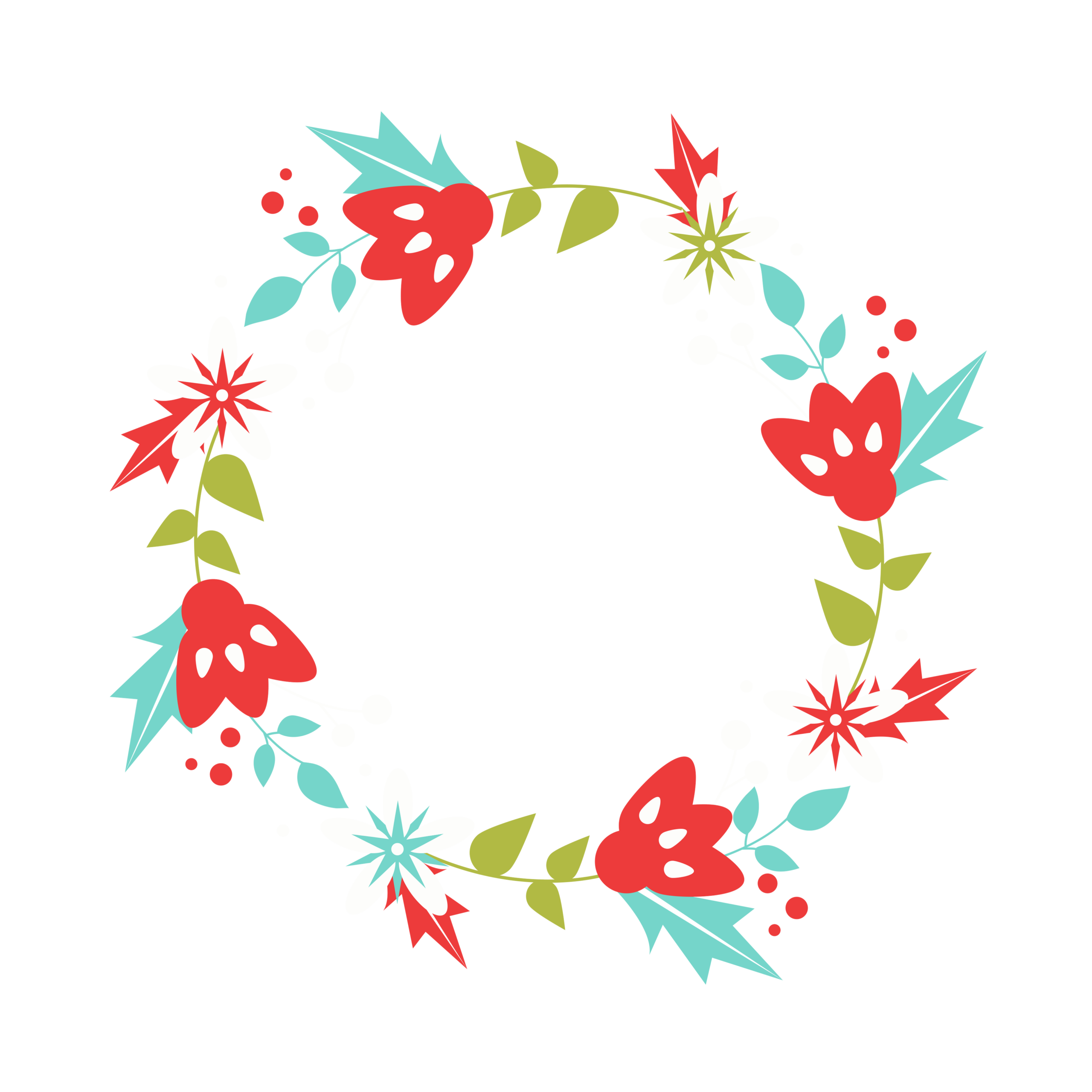 christmas garland clip art - photo #42