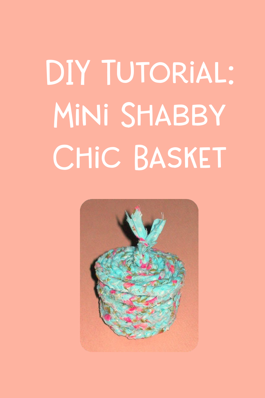 DIY Tutorial Mini Shabby Chic Basket Free Pretty Things For You