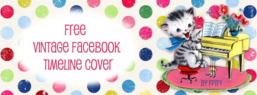 free colorful vintage facebook
