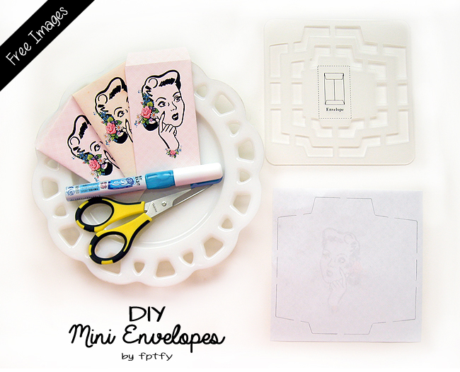 mini envelope template freebies free pretty things for you