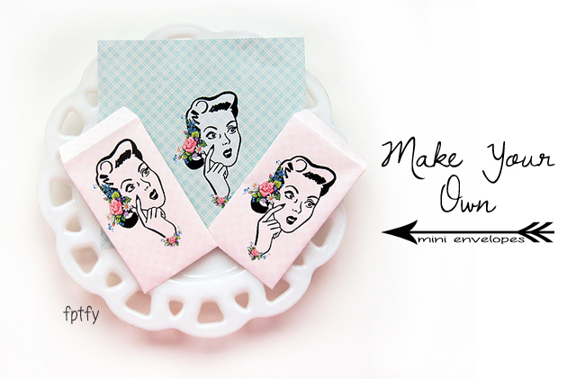 mini envelope template freebies free pretty things for you