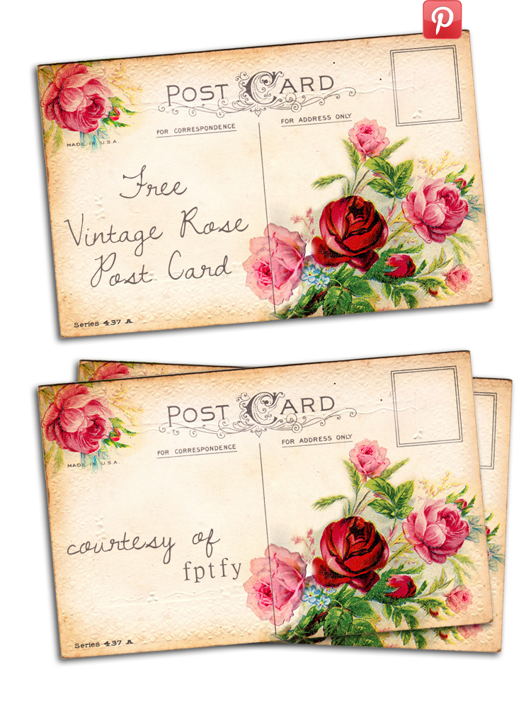 Vintage Inspired Arts and Crafts Postcard Images Free Pretty Things