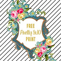 Art: Free Floral 8x10 Print - Free Pretty Things For You