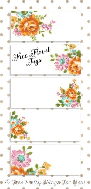 Labels: Pretty Floral VintageTags - Free Pretty Things For You