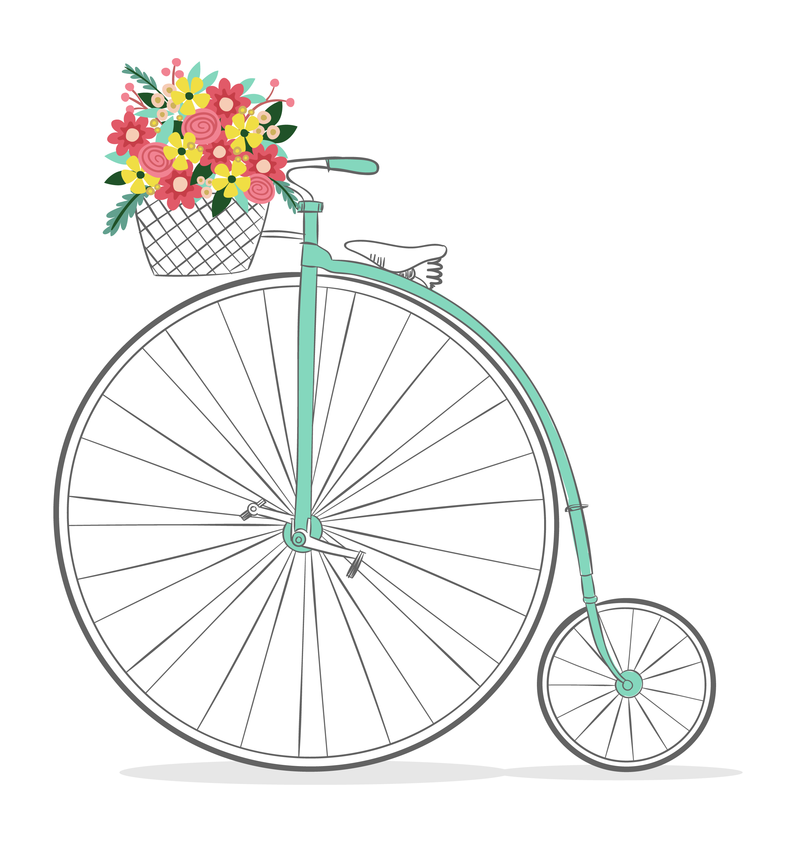 Free Romantic Bicycle Clip Art Free Pretty Things For You