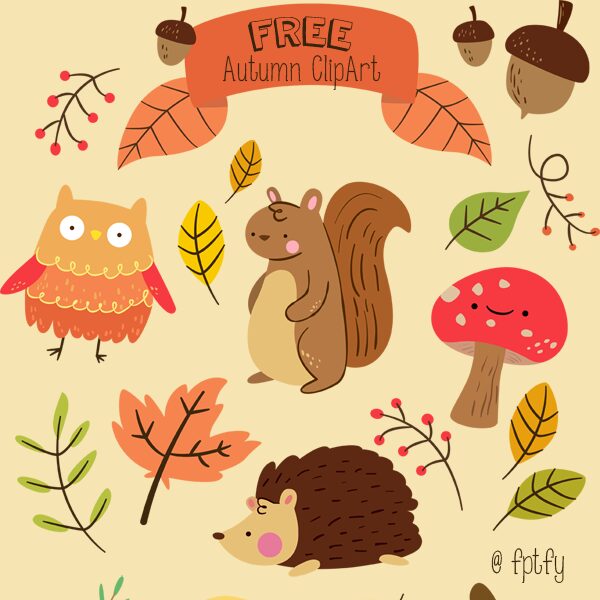 Free Critter Autumn Planner Stickers and Clip Art! - Free Pretty Things For You Free Critter Autumn Planner Stickers and Clip Art! - Free Pretty Things For You