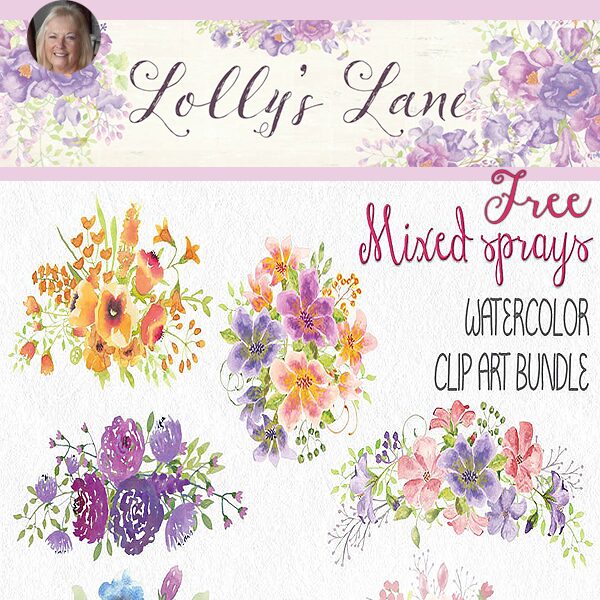FEATURED DESIGNER Lolly s Lane Free Mixed Floral Sprays Free 