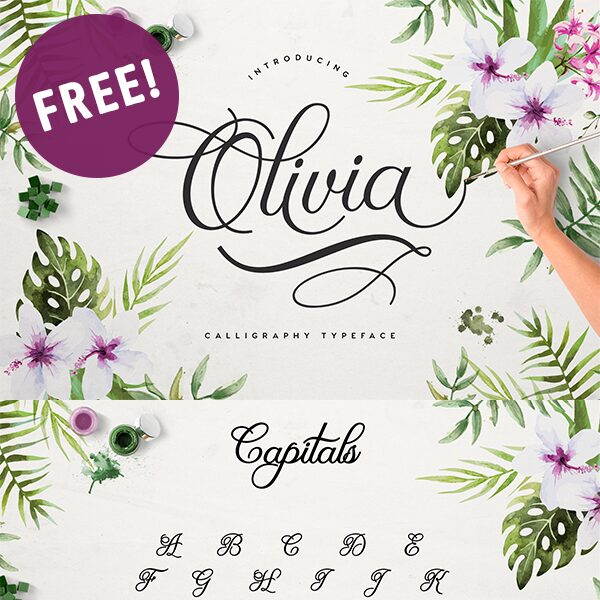 Free Olivia Script Font