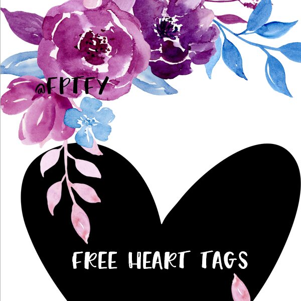 Lovely Printable Heart Tags Free Pretty Things For You