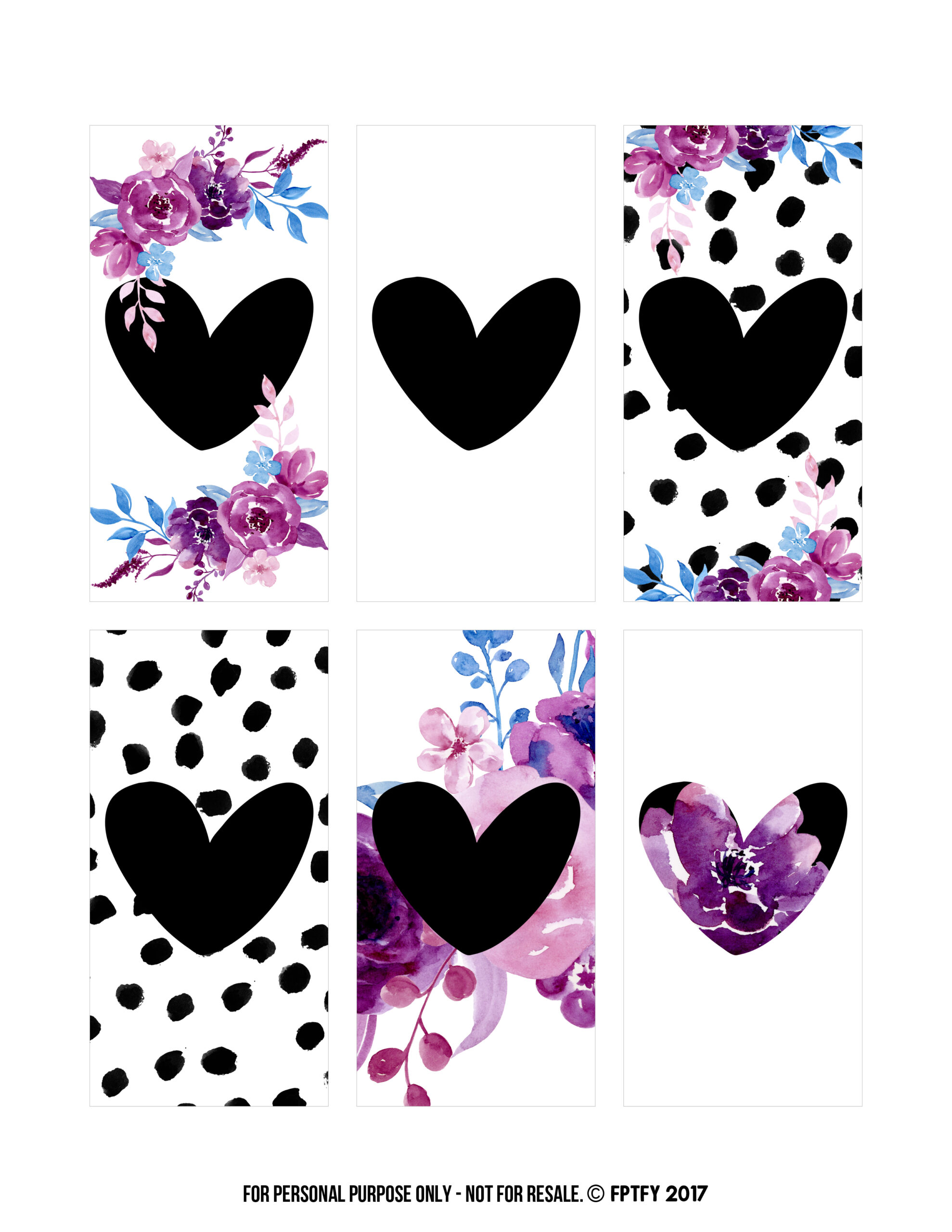 Lovely Printable Heart Tags Free Pretty Things For You