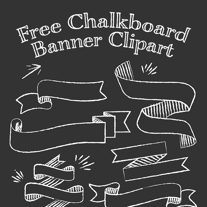 free chalkboard label clipart