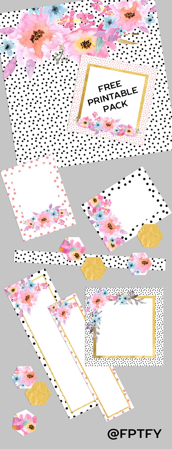 Free Digital Scrapbooking Journaling Printable Pack - Free Pretty ...