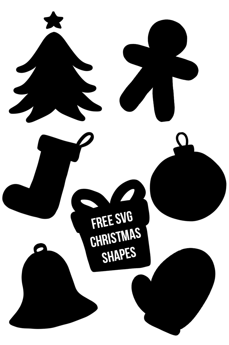 Download The Creativeqube Pack /// Free Christmas SVG Shapes - Free ...