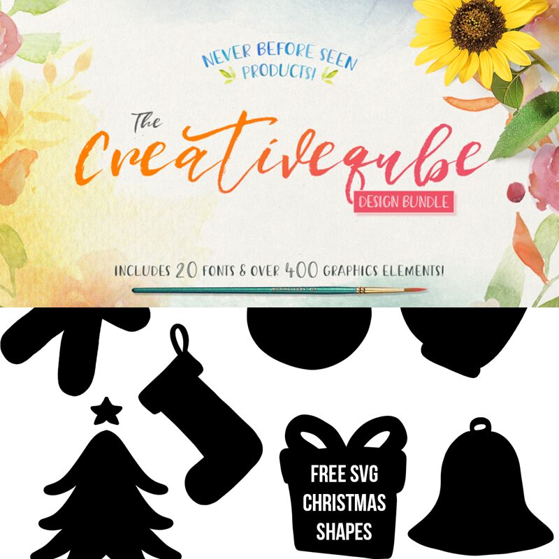 Download The Creativeqube Pack Free Christmas Svg Shapes Free Pretty Things For You