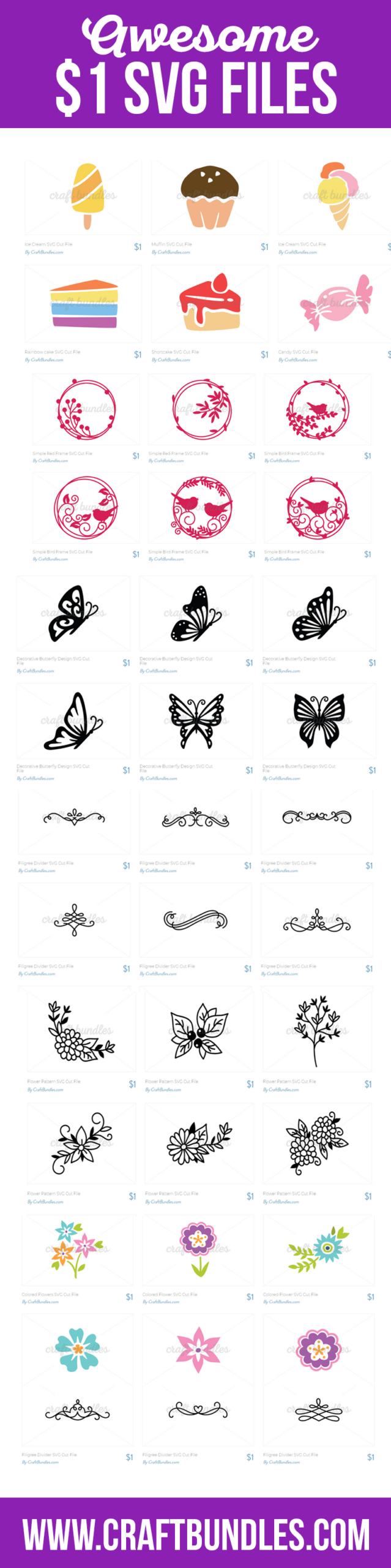 NEW SVG Freebies and Dollar Deals From Craft bundles  Free Pretty