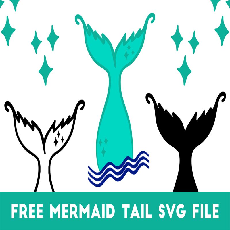 Free Free 185 Mermaid Tail Svg Cut File SVG PNG EPS DXF File
