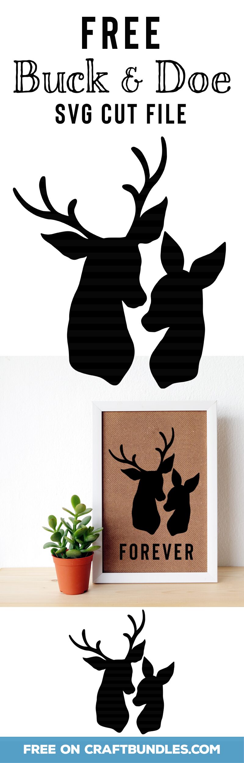 Free Buck and Doe SVG cut files Free Buck and Doe SVG cut files