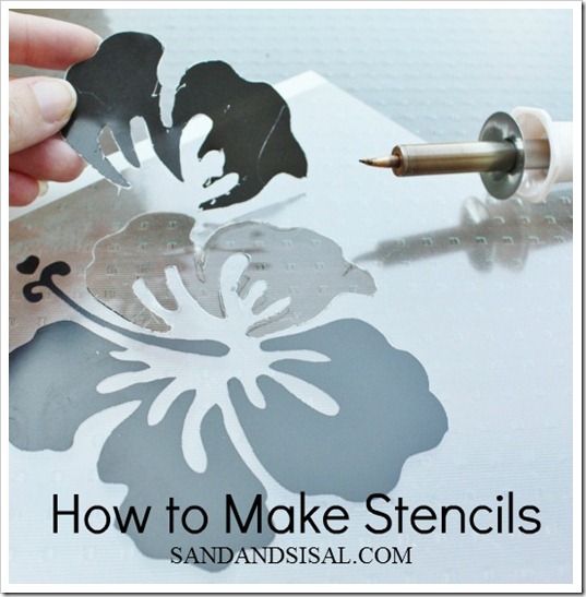 How to make your own stencil Free Pretty Things For You
