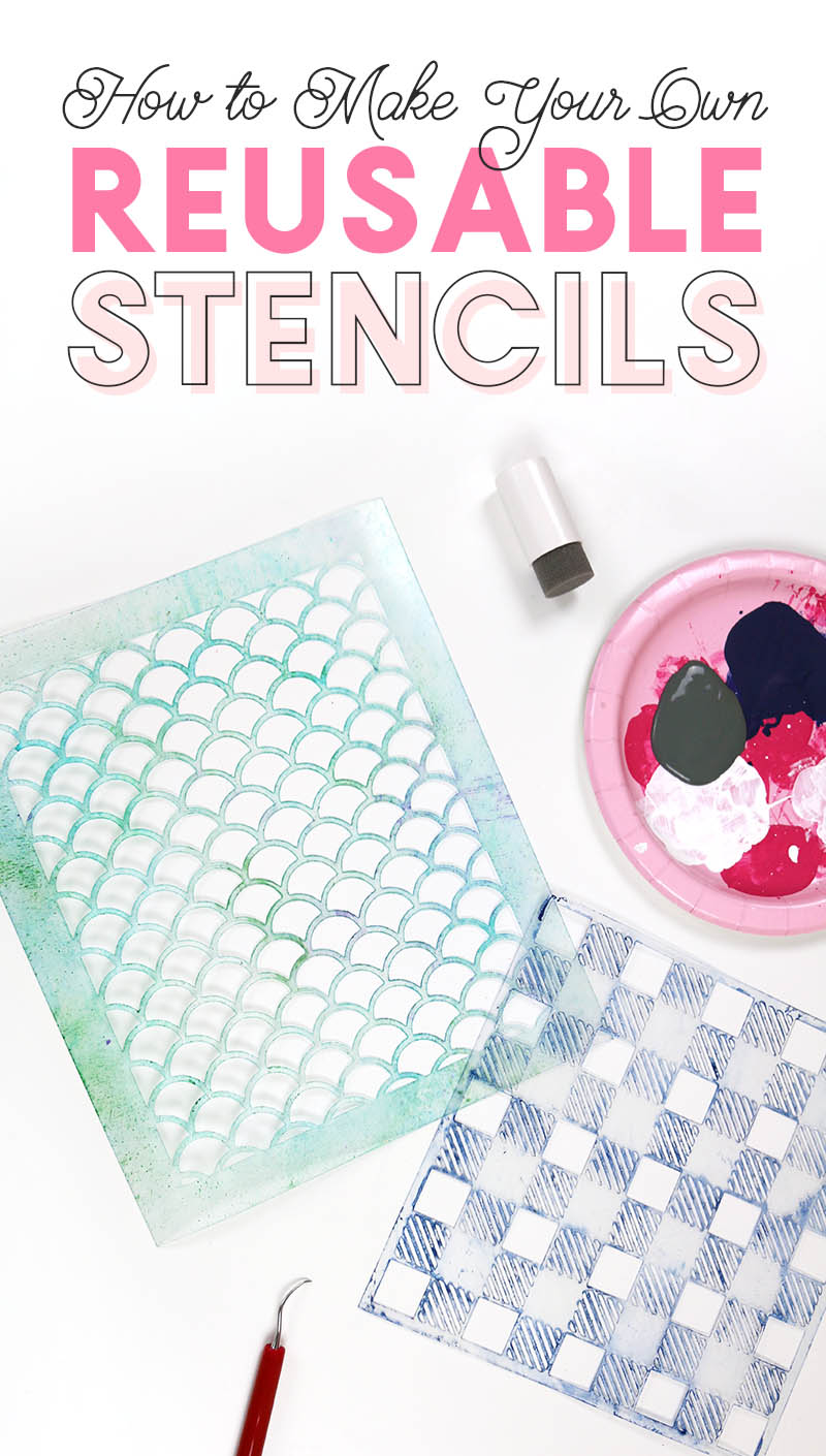 How to make your own stencil - Free Pretty Things For You