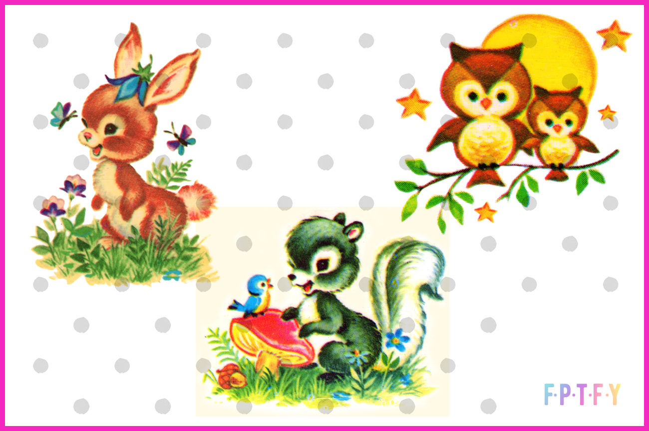 Free Vintage Woodland Animal Images-