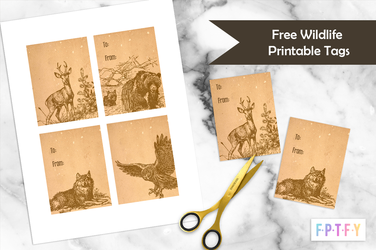 Free Wildlife Tags -Printables