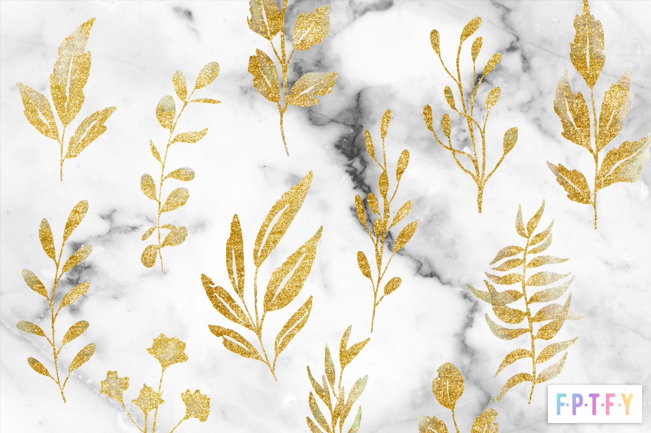 free gold leaf spray graphics