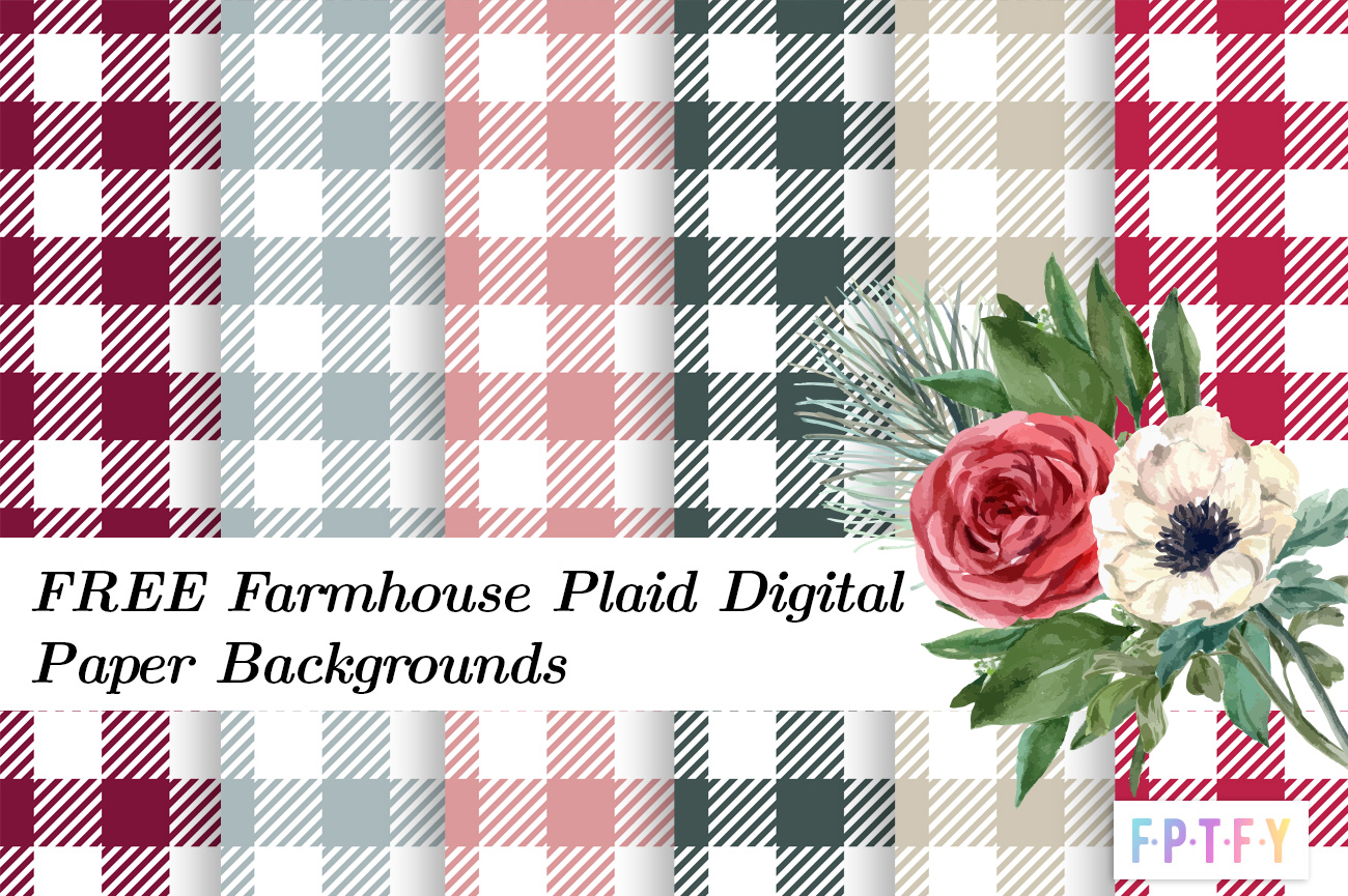 free farmhouse Digital Paper Backgrounds