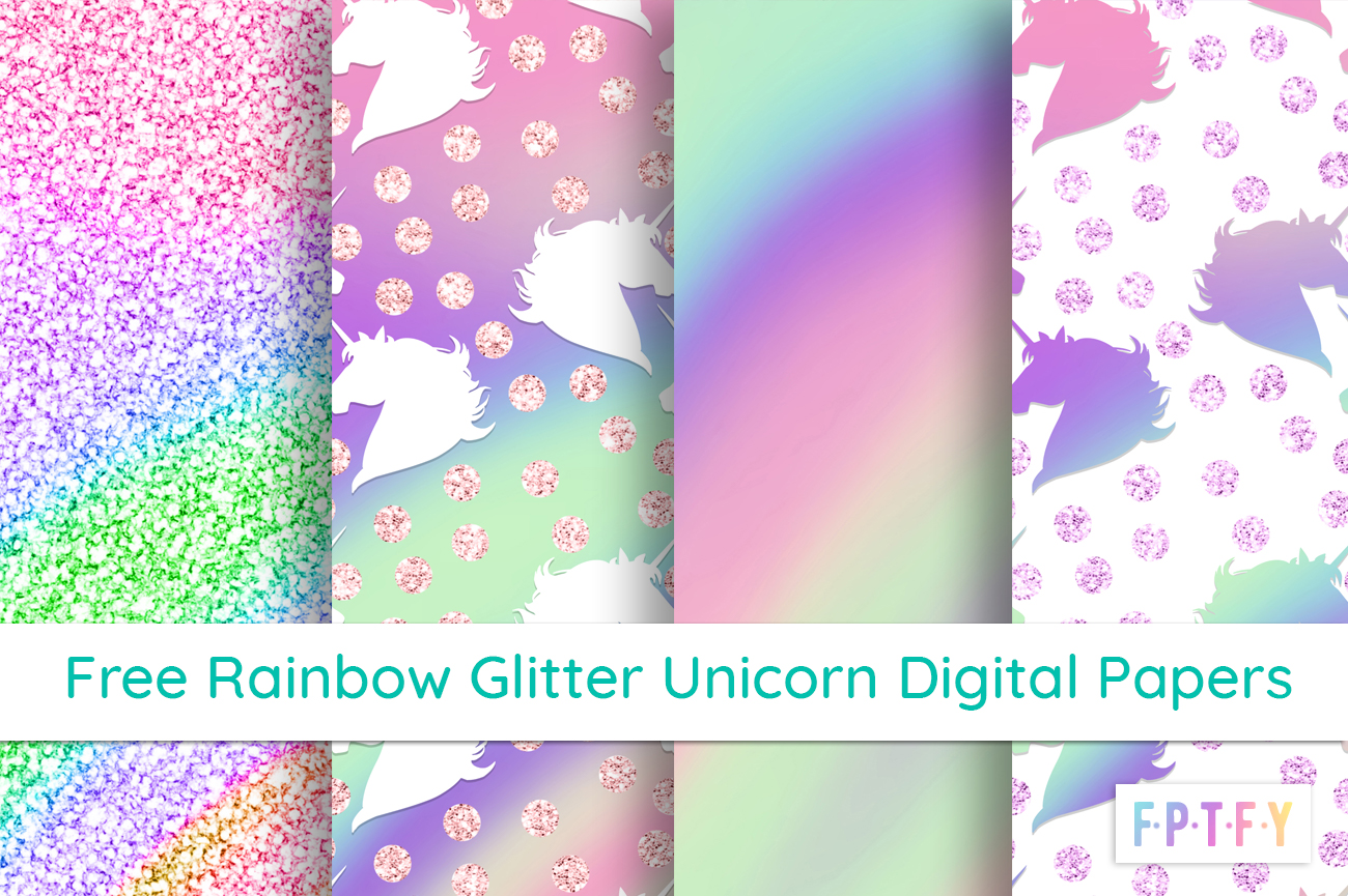 Premium Digital Paper Scrapbooking Paper Glitter Paper Sparkly Glitter  Textures Glitter Colorful Glitter Printable Paper Set 