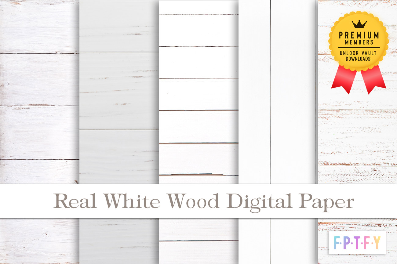 Real White wood digital Paper