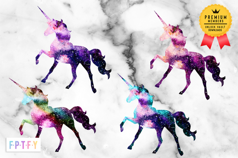 Unicorn Galaxy ClipArt