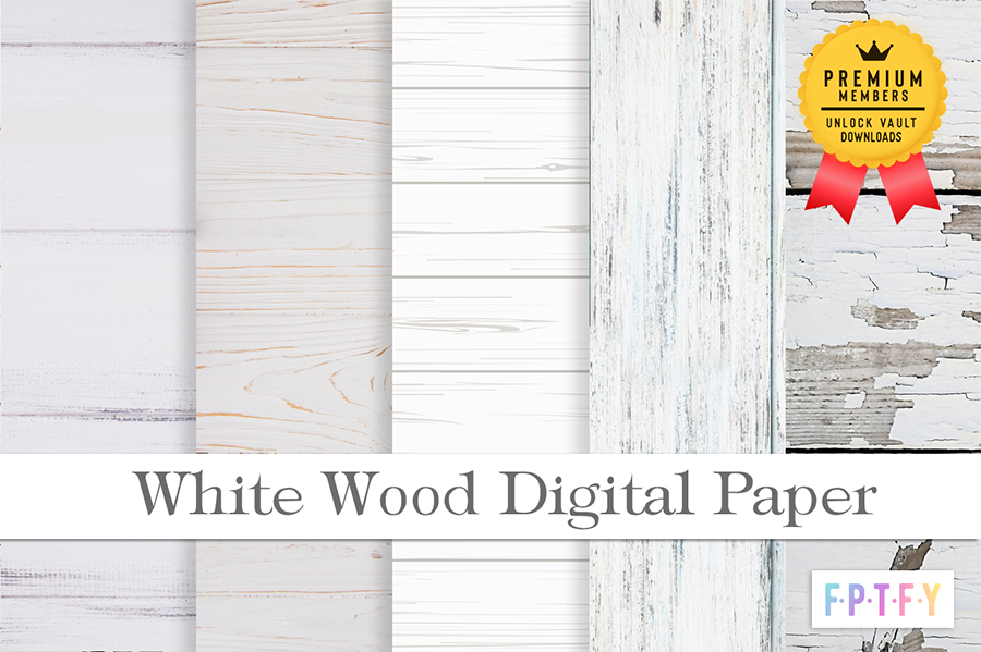 White Wood Digital Paper