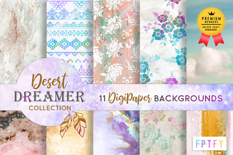 Desert Dreamer Digital Paper Collection