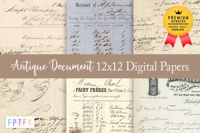 20 Free Vintage Printable Hearts - Free Pretty Things For You