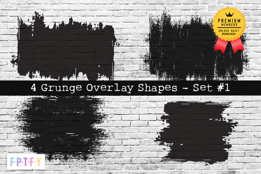 Grunge Overlay Shapes