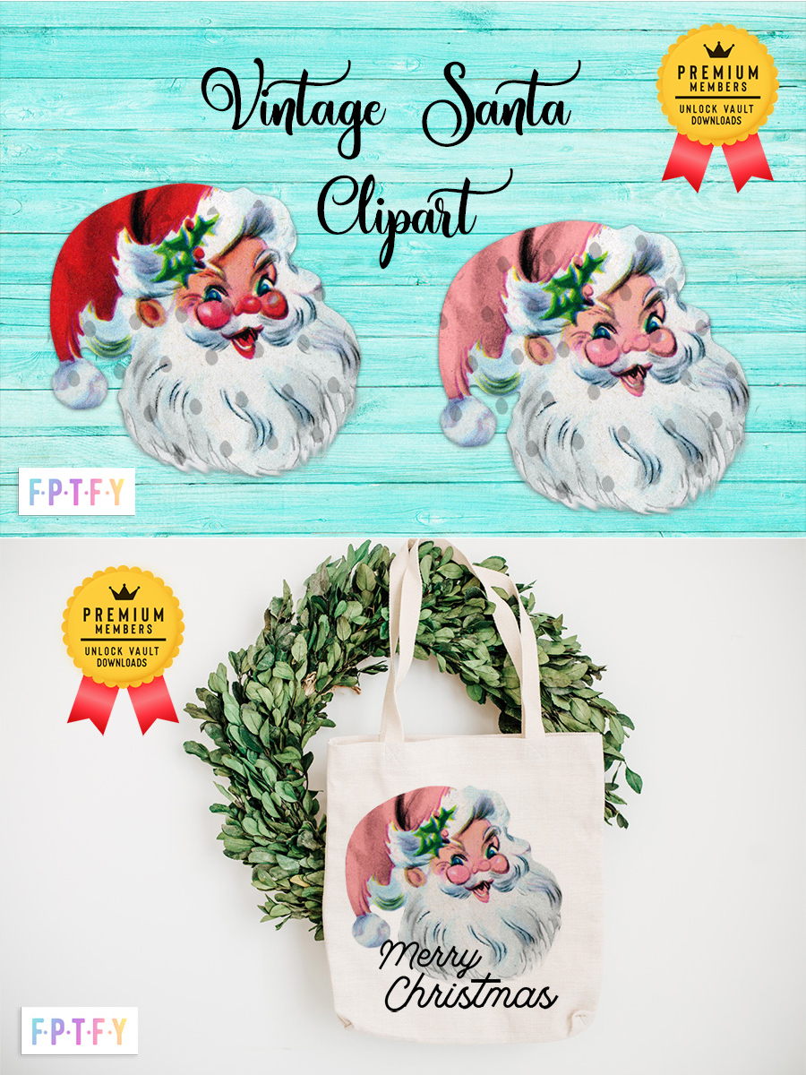 Vintage Santa Clip Art Vintage Santa Clip Art