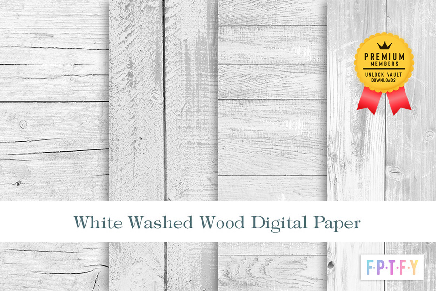 Whitewashed Wood Digital Paper