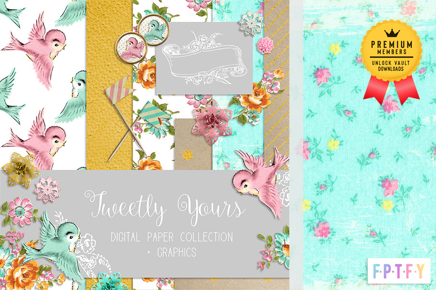 Tweetly Yours Digital Scrapbooking Collection