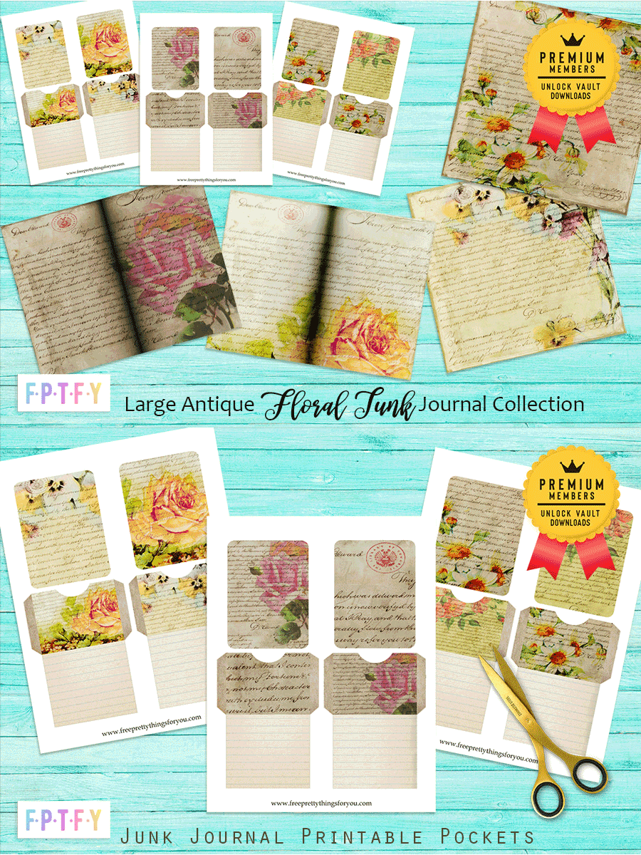 21 Large Antique Floral Junk Journal Collection - Free Pretty Things For You 21-large-antique-floral-junk-journal-collection-free-pretty-things-for-you