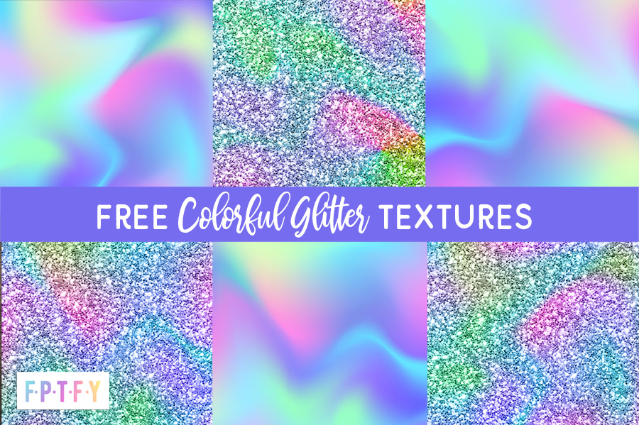 Free Colorful Glitter Textures