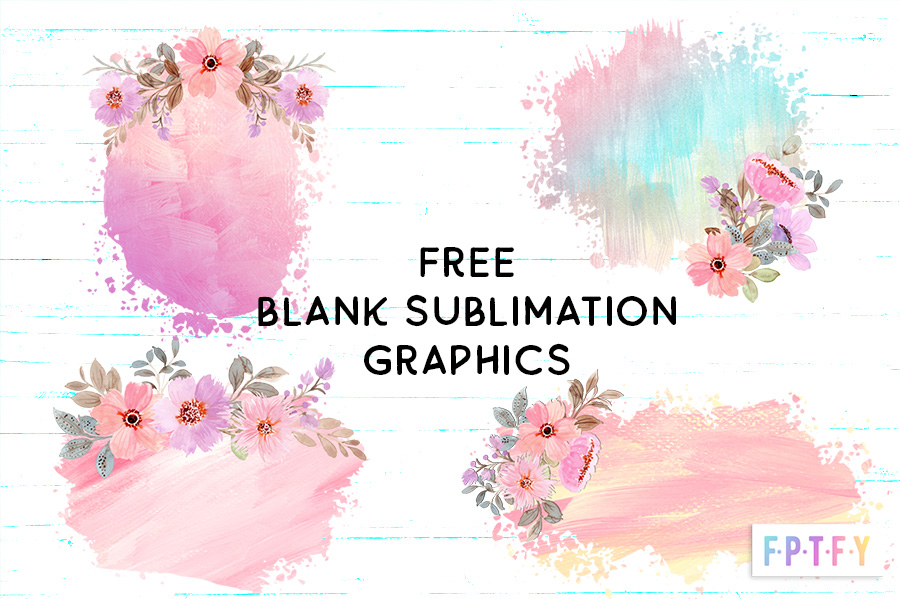 4 Free Blank Pink Sublimation Graphics - Free Pretty Things For You