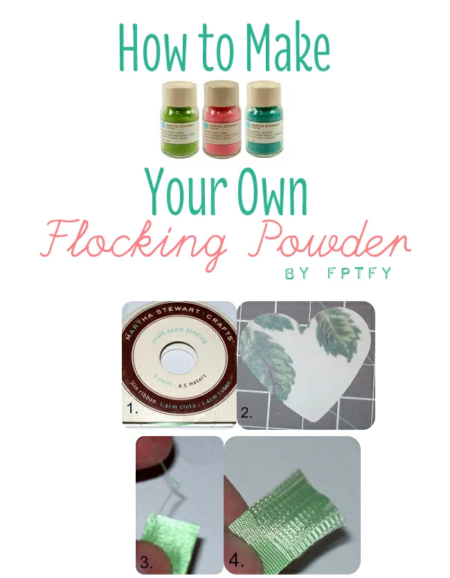 how to make your own flocking powder