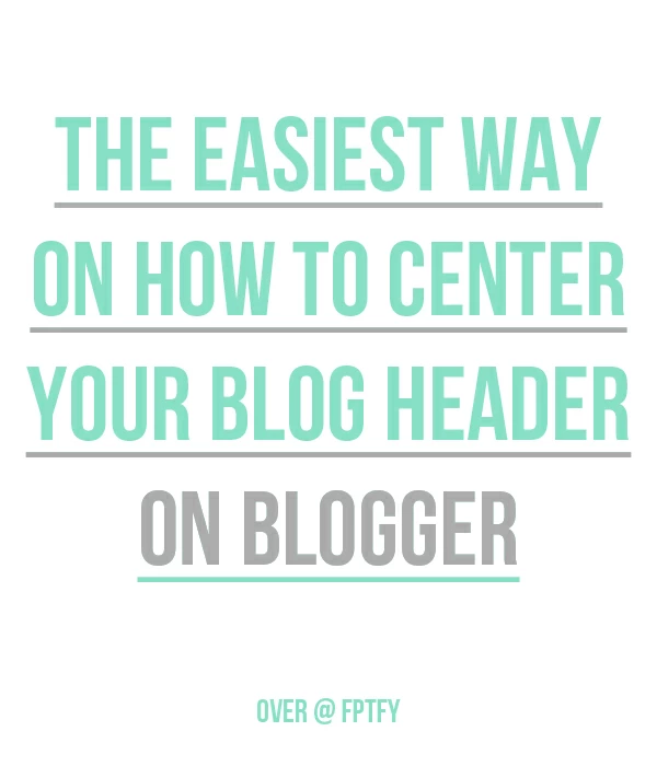 How-to-center-blog-header