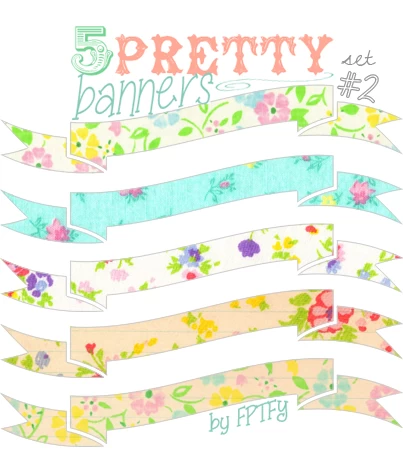 Free Vintage Banners se no2 by FPTFY web ex