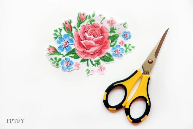 vintage inspired floral plate by FPTFY_3