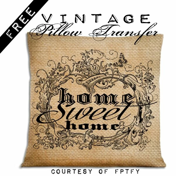 Easy diy Home Decor Pillow Transfer