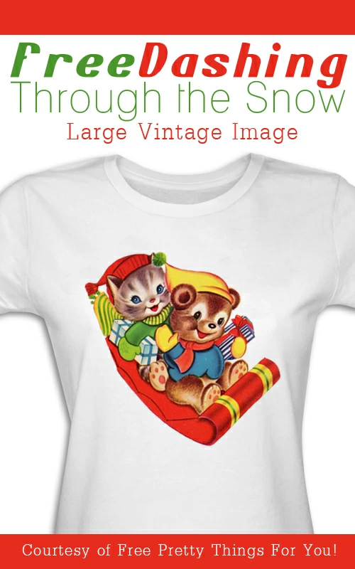 dashing-through-the-snow-large-printable-vintage-image